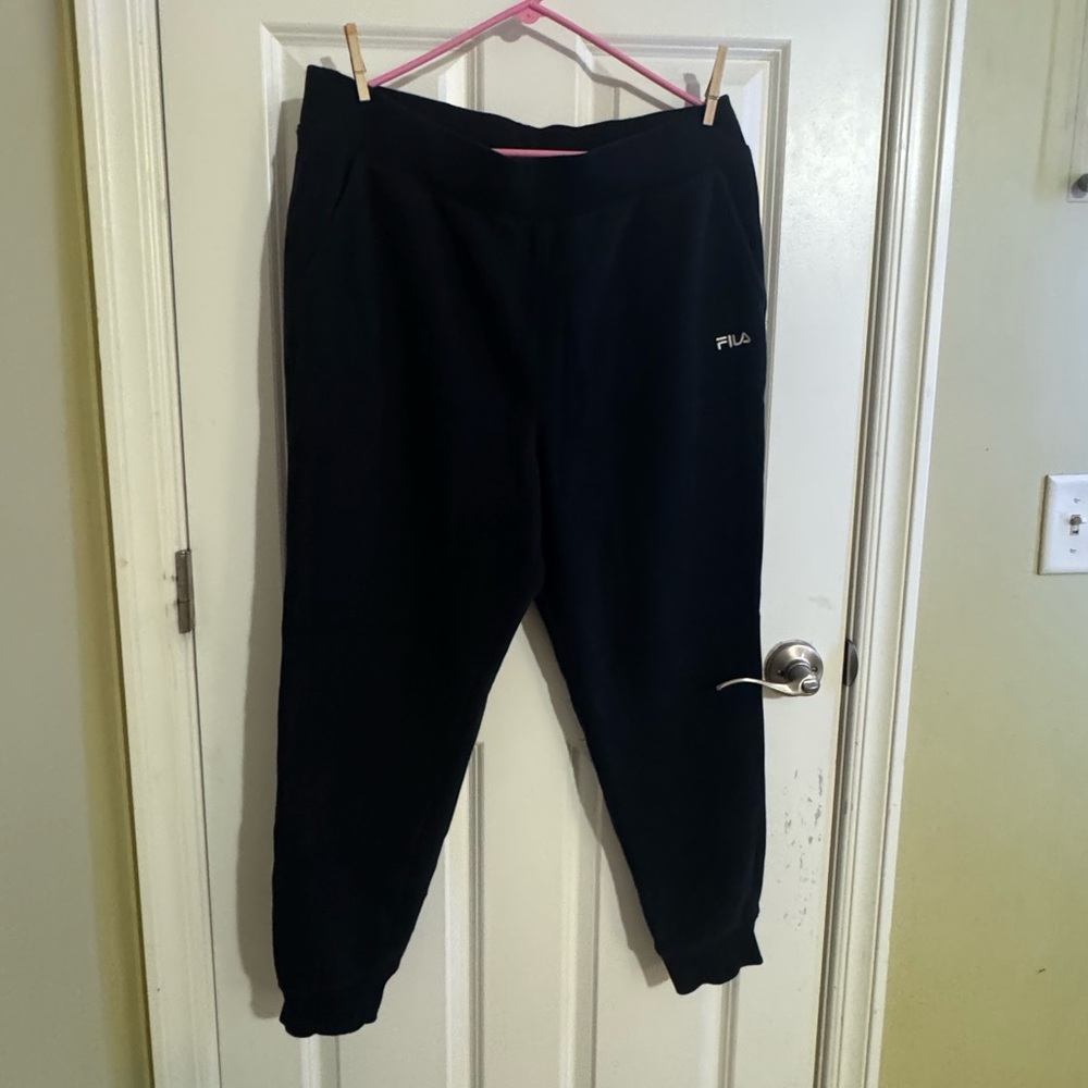 Fila Men's Black Joggers